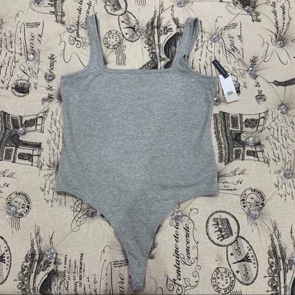 BP. Square Neck Tank Bodysuit - Picture 4 of 7